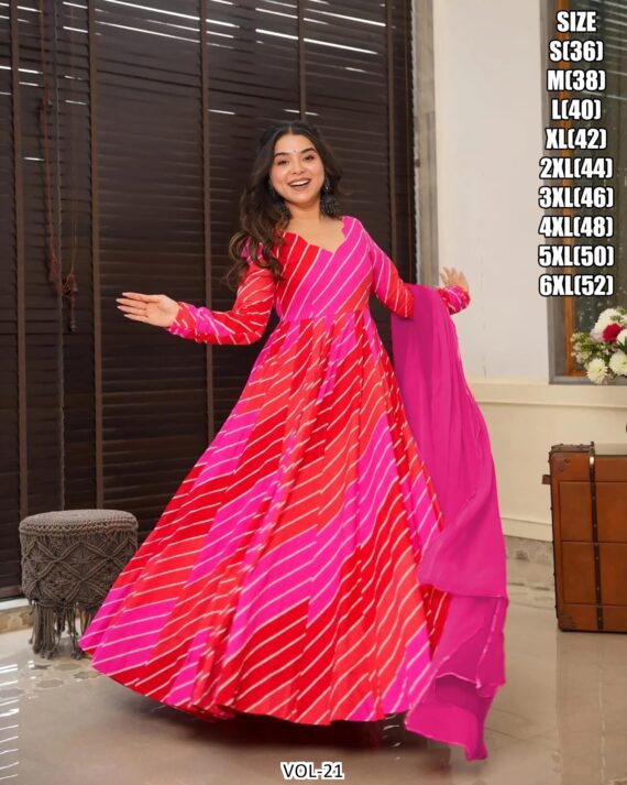 Shop From A Wide Choice Of Women Full Flared Gown Sets From Ethnicrang