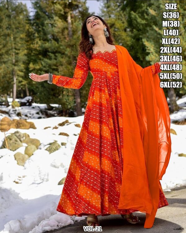 Shop From A Wide Choice Of Women Full Flared Gown Sets From Ethnicrang