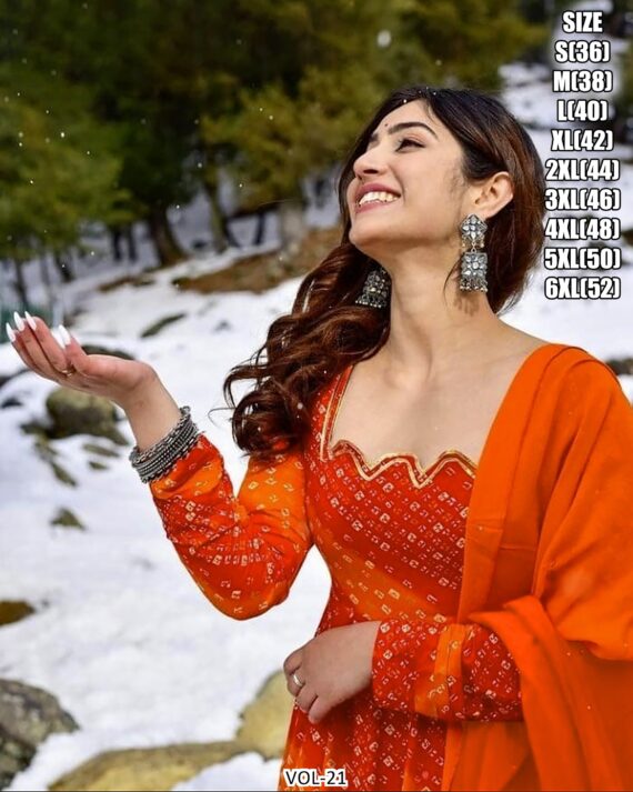 Shop From A Wide Choice Of Women Full Flared Gown Sets From Ethnicrang