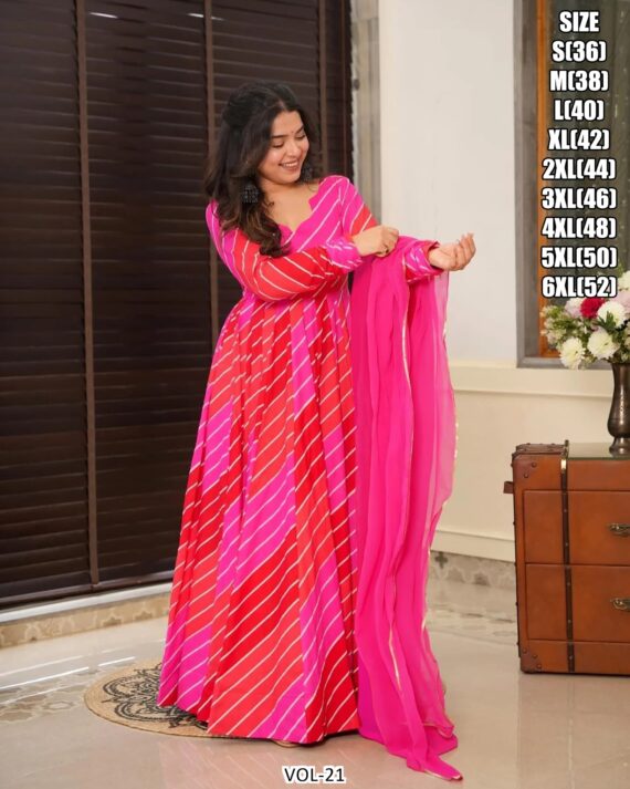 Shop From A Wide Choice Of Women Full Flared Gown Sets From Ethnicrang