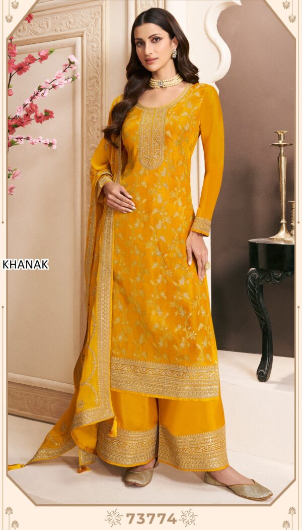 Online Shopping For Un-Stitched Plazo Suits In Attractive Colours Is Perfect For Any Festivals
