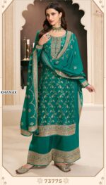 Online Shopping For Un-Stitched Plazo Suits In Attractive Colours Is Perfect For Any Festivals