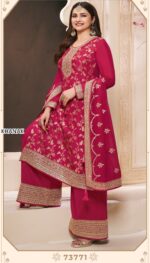 Online Shopping For Un-Stitched Plazo Suits In Attractive Colours Is Perfect For Any Festivals