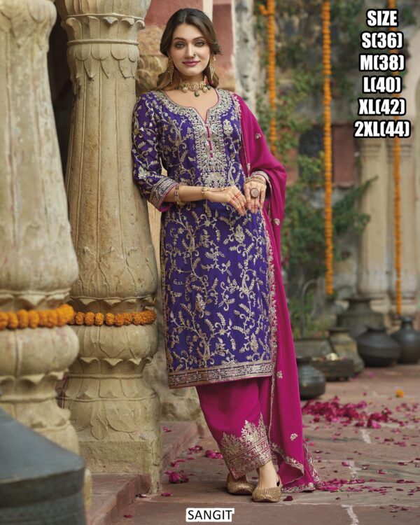 New Arrival Wedding Special Superhit Collection - Kurta Plazo With Dupatta Suit Sets