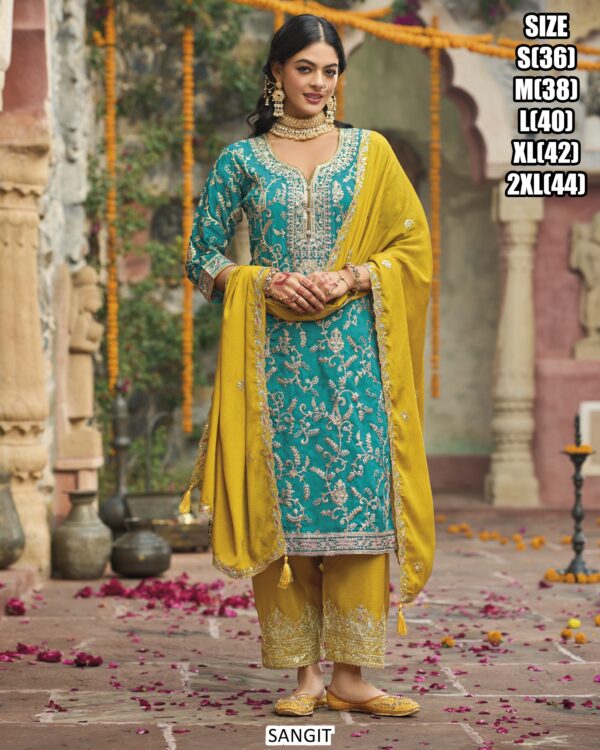 New Arrival Wedding Special Superhit Collection - Kurta Plazo With Dupatta Suit Sets