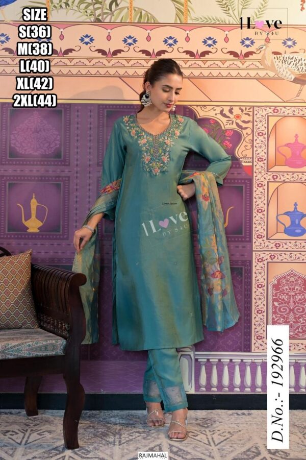 S4u Presents Exclusive Designer Festive Wear Kurtis With Pant And Dupatta Collection