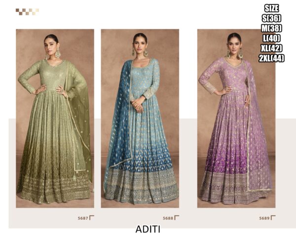 Get Prepared With Our Collection Of Women's Partywear Gown Sets, Shop Here For The Latest Trends And Fashion Styles