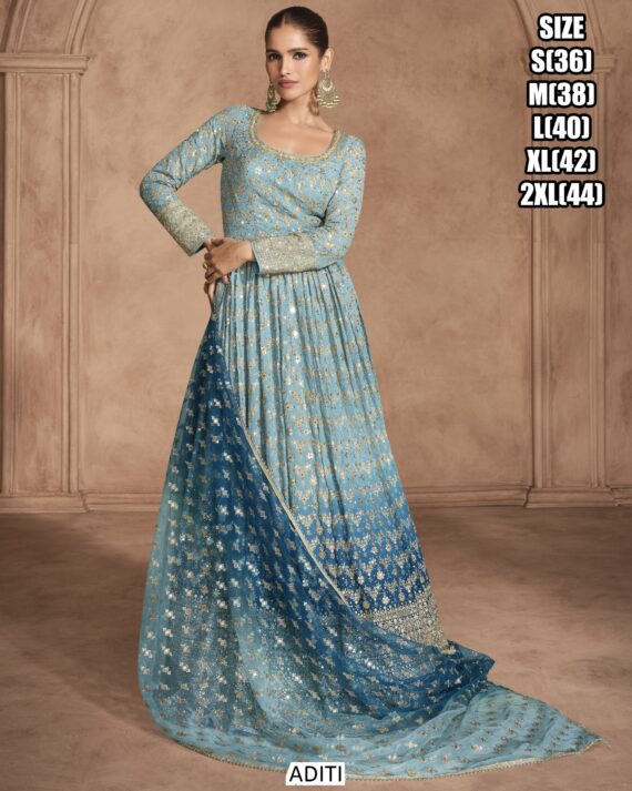 Get Prepared With Our Collection Of Women's Partywear Gown Sets, Shop Here For The Latest Trends And Fashion Styles