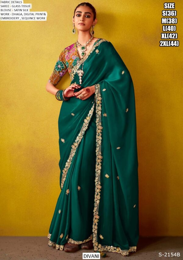 Buy Trending Saree With Un-Stitched Blouse - Elegant Party Attire for Women