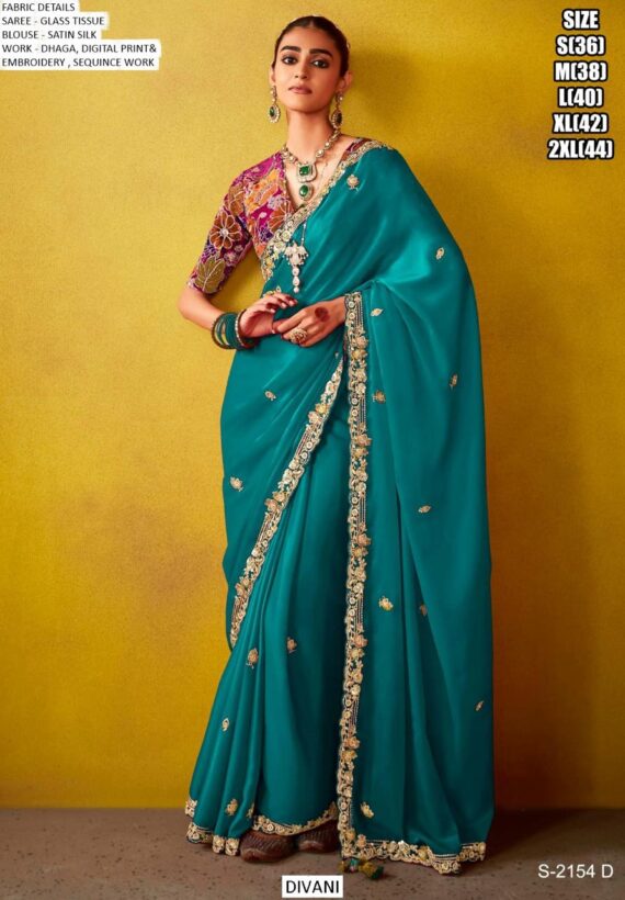 Buy Trending Saree With Un-Stitched Blouse - Elegant Party Attire for Women