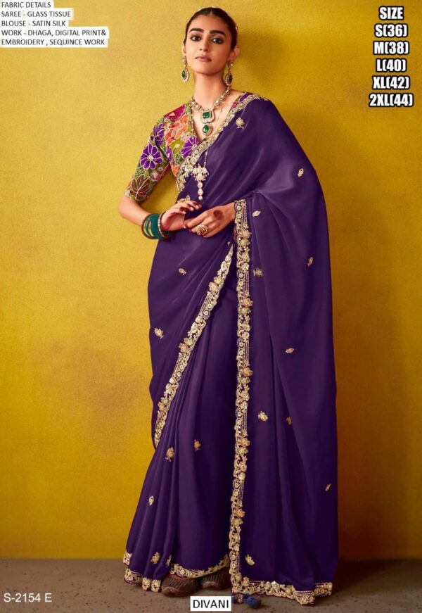 Buy Trending Saree With Un-Stitched Blouse - Elegant Party Attire for Women