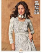 Ready To Wear Long Anarkali Wedding Wear Gown Dresses In Pretty Two Colours