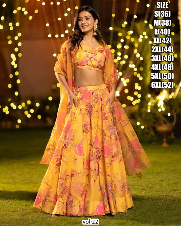 Add A Touch Of Glitz And Glamor To Your Traditional Outfit Collection With The Gorgeous Lehenga Choli From Ethnicrang