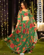 Add A Touch Of Glitz And Glamor To Your Traditional Outfit Collection With The Gorgeous Lehenga Choli From Ethnicrang