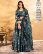 Add A Touch Of Glitz And Glamor To Your Traditional Outfit Collection With The Gorgeous Lehenga Choli From Ethnicrang