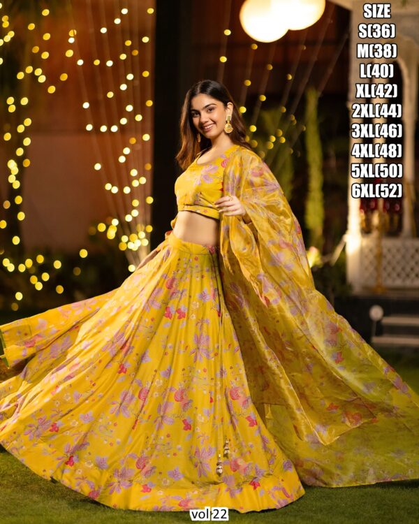 Add A Touch Of Glitz And Glamor To Your Traditional Outfit Collection With The Gorgeous Lehenga Choli From Ethnicrang