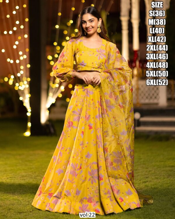 Add A Touch Of Glitz And Glamor To Your Traditional Outfit Collection With The Gorgeous Lehenga Choli From Ethnicrang