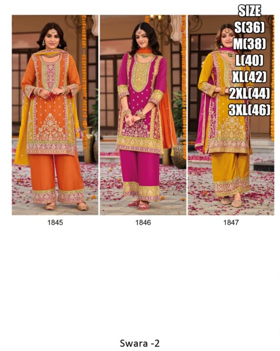 Add A Striking Traditional Touch To Your Ethnic Attires With The Latest Designer Plazo Suits