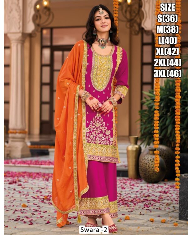 Add A Striking Traditional Touch To Your Ethnic Attires With The Latest Designer Plazo Suits
