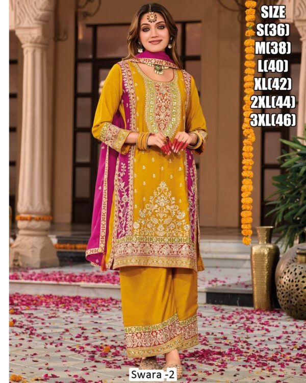 Add A Striking Traditional Touch To Your Ethnic Attires With The Latest Designer Plazo Suits