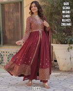 Introducing Our Latest Collection Of Readymade Indo-Western Dresses, This Set Includes Two Beautifully Designed Plazo Suits