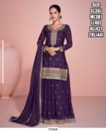 Make A Statement With This Set Of Three Readymade Plazo Suits From Ethnicrang