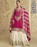Radiant Traditions Women's Indian And Pakistani Plazo Suits Ensemble