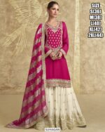 Radiant Traditions Women's Indian And Pakistani Plazo Suits Ensemble