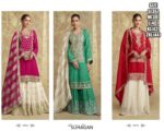 Radiant Traditions Women's Indian And Pakistani Plazo Suits Ensemble