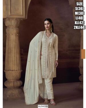 Get The Online Women's Salwar Suit Sets, There Are Three Different Designs And Styles To Choose, Order Now!