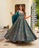We Offer Stylish Collection Of Digital Printed Gowns With Modern Designs