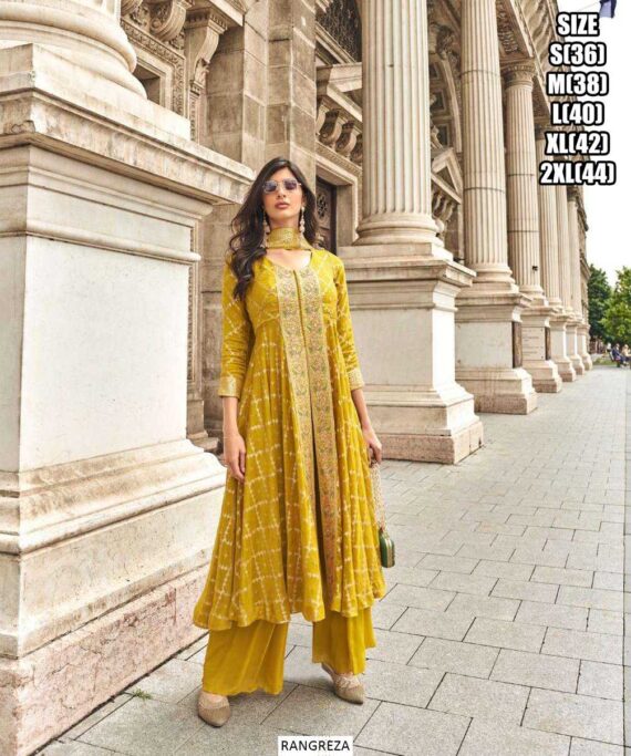 Rangreza Sayuri Designer Premium Luxury Readymade Indo-Western Collection 2025