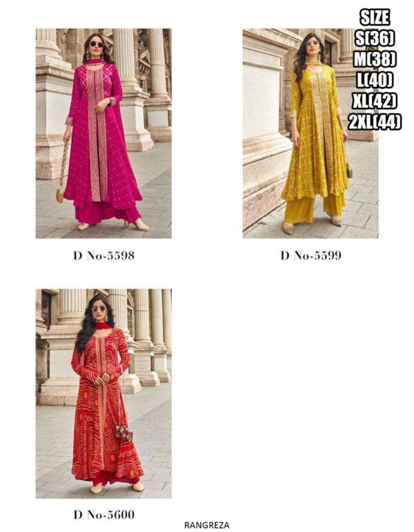 Rangreza Sayuri Designer Premium Luxury Readymade Indo-Western Collection 2025