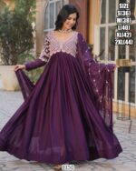 Embellished Readymade Anarkali Gown Dresses For Women - Ethnicrang