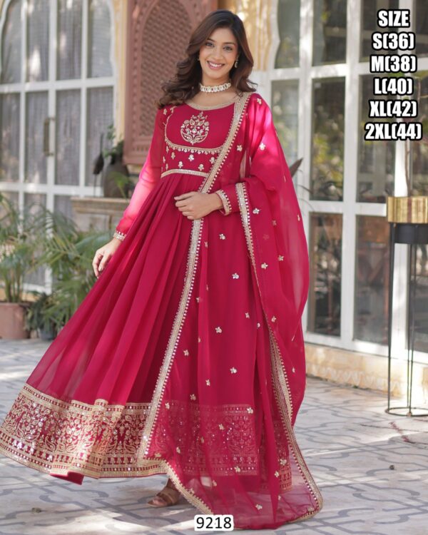 Women's Gown With Dupatta Ready To Wear In Every Festive And Functions, Shop Online!