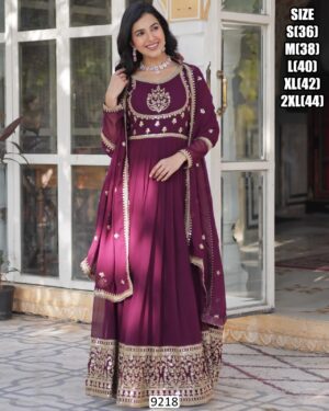 Women's Gown With Dupatta Ready To Wear In Every Festive And Functions, Shop Online!