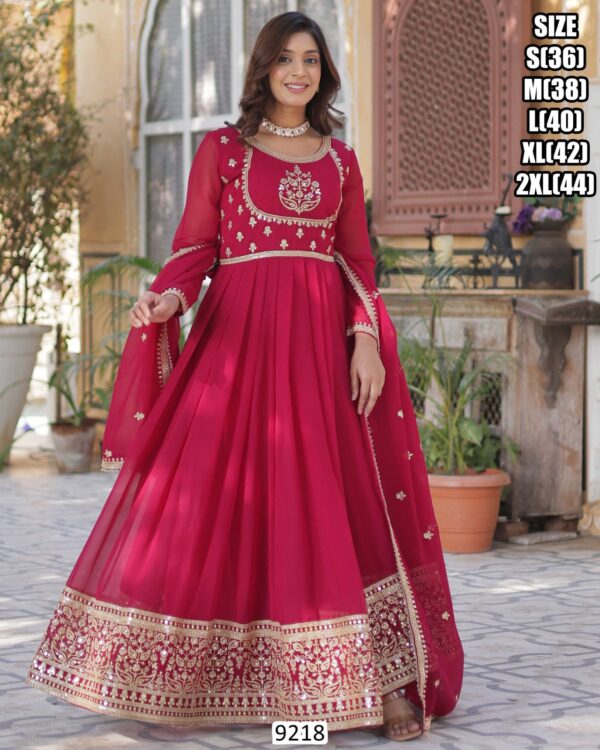 Women's Gown With Dupatta Ready To Wear In Every Festive And Functions, Shop Online!