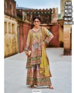 Online Shopping For Ready-To-Wear Pakistani Printed Sharara Dresses In Two Lovely Colours!