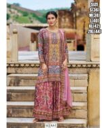 Online Shopping For Ready-To-Wear Pakistani Printed Sharara Dresses In Two Lovely Colours!