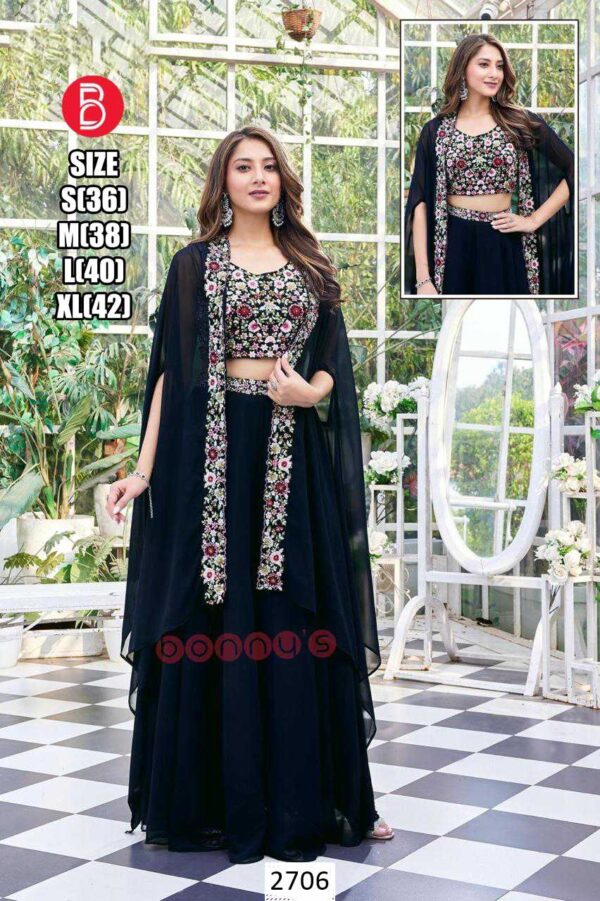 Shop For Partywear Three-Piece Indo-Western Sets Online At Ethnicrang, Choose From A Variety Of Colors, Patterns And Designs