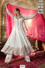 Elegant Traditional Three Piece Outfit For Parties, Weddings And Festive Occasions