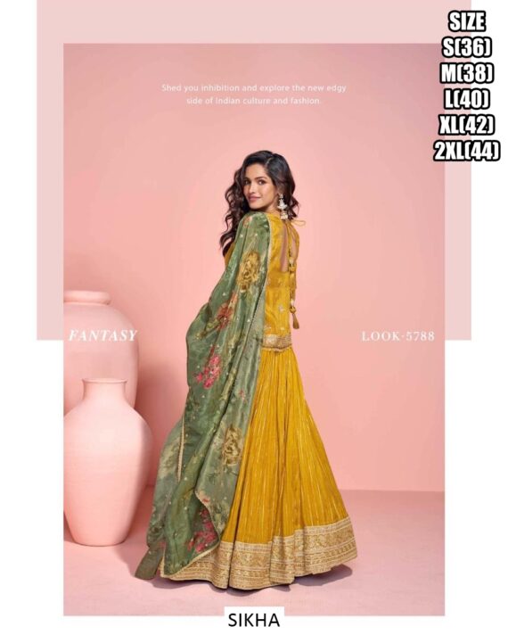 Buy The Latest Wedding Wear Designer Gowns And Lehenga Set Online