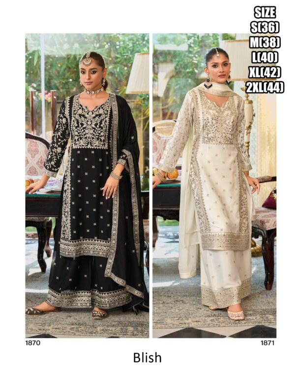 Heavy Embroidery Designer Festive Wear Ladies Salwar Kameez Suits