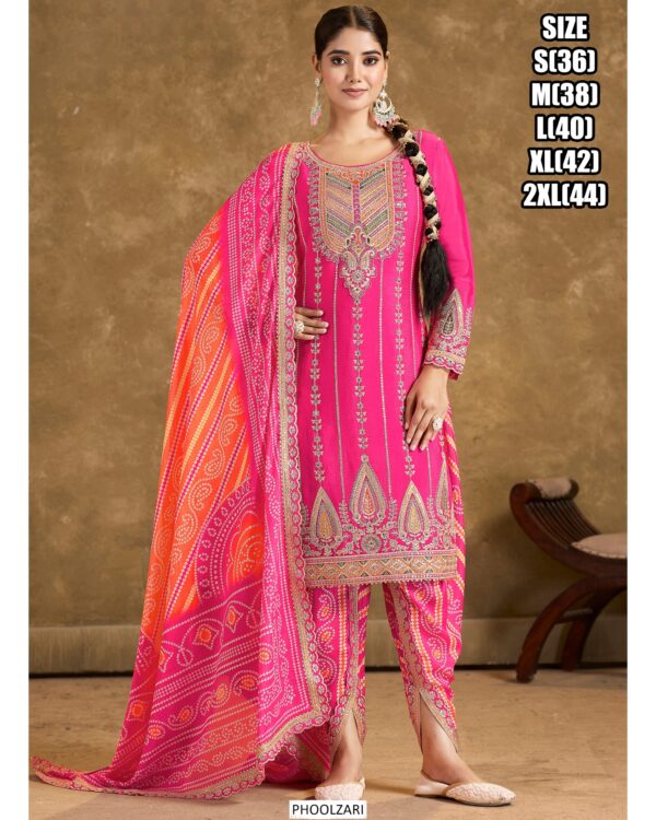 Perfect Punjabi Vibes Suit Set With Dupatta For Festivals And Weddings