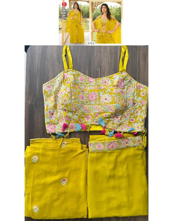 Shop For Partywear Three-Piece Indo-Western Sets Online At Ethnicrang, Choose From A Variety Of Colors, Patterns And Designs