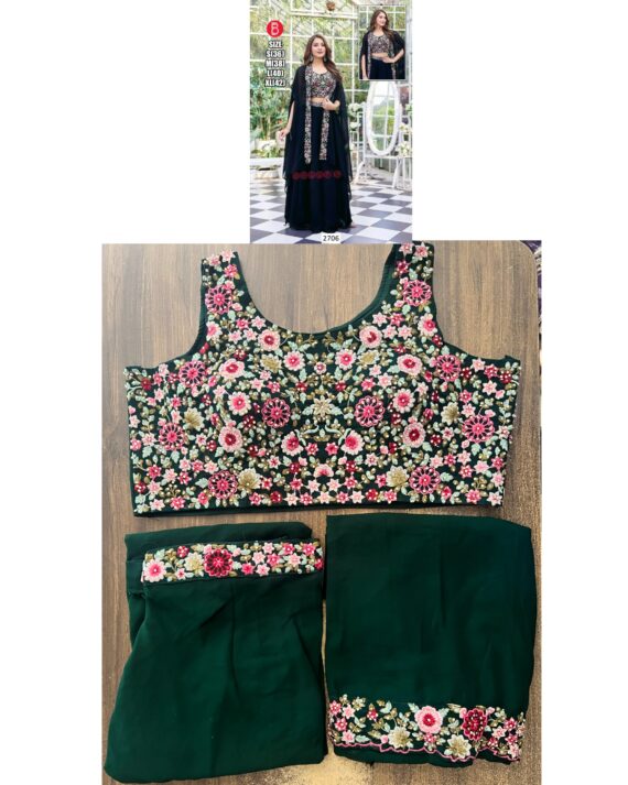 Shop For Partywear Three-Piece Indo-Western Sets Online At Ethnicrang, Choose From A Variety Of Colors, Patterns And Designs