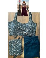 Shop For Partywear Three-Piece Indo-Western Sets Online At Ethnicrang, Choose From A Variety Of Colors, Patterns And Designs