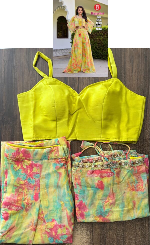 Shop For Partywear Three-Piece Indo-Western Sets Online At Ethnicrang, Choose From A Variety Of Colors, Patterns And Designs