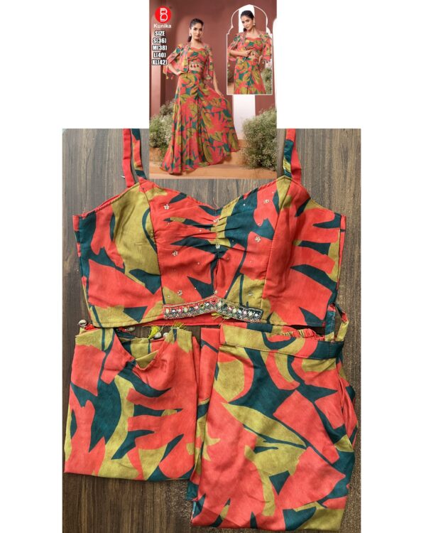 Shop For Partywear Three-Piece Indo-Western Sets Online At Ethnicrang, Choose From A Variety Of Colors, Patterns And Designs