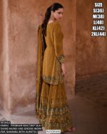 Festive Wear Sharara Suits, That Gives Luxurious Look To Ladies Are Available On Our Website